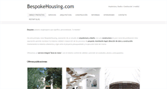 Desktop Screenshot of bespokehousing.com