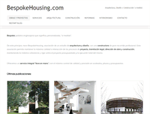 Tablet Screenshot of bespokehousing.com